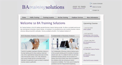 Desktop Screenshot of businessanalystsolutions.com